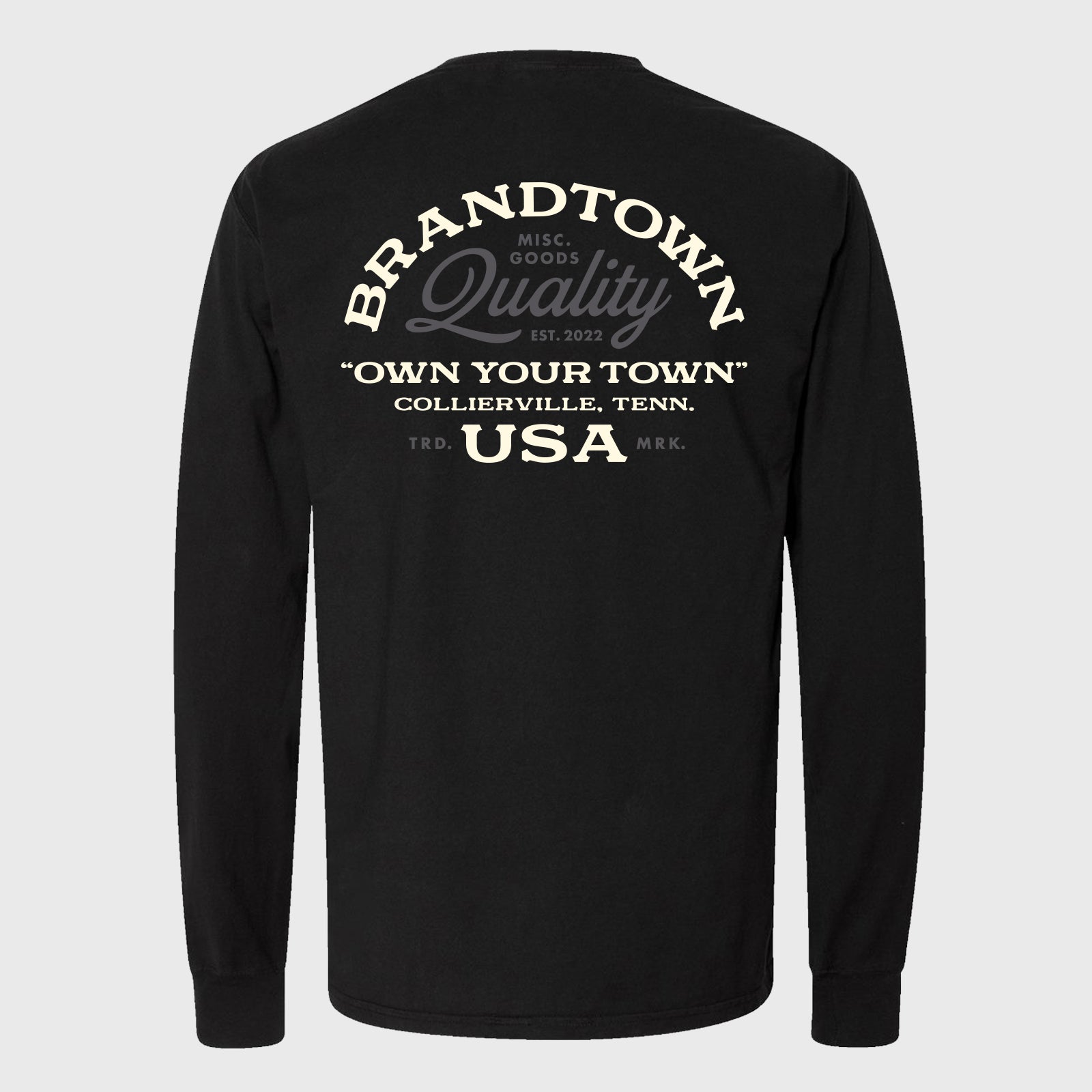 Brandtown Quality Long Sleeve - Black